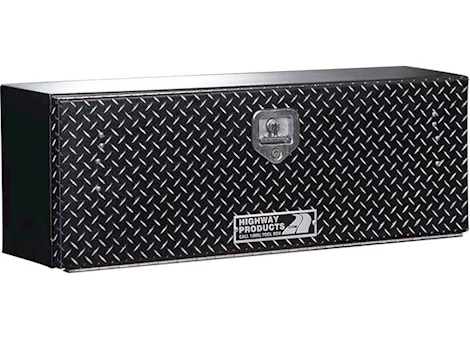 Highway Products 48 X 16 X 13, HIGH SIDE TOOL BOX W/LEOPARD DOOR, SMOOTH BLK BASE