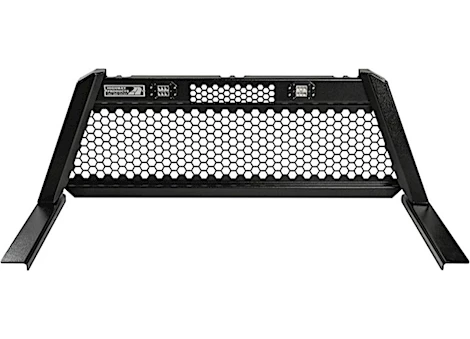 Highway Products Guardian hd full mesh headache rack, smooth blk upright & center, size 7 Main Image