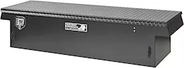 Highway Products 70x16x23 single lid tool box with smooth black base/black diamond plate lid