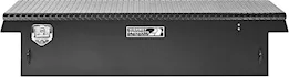 Highway Products 70x16x27 single lid tool box with smooth black base/black diamond plate lid