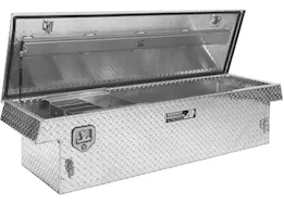 Highway Single Lid  Tool Box w/ Diamond Plate Lid/Base- 70"x16"x23"|3222-007
