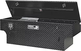 Highway Products 70x13.5x20 low profile tool box with black diamond plate base/lid