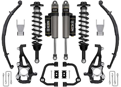 Icon Vehicle Dynamics 21-23 F150 4WD 3.5-4.5IN STAGE 2 SUSPENSION SYSTEM TUBULAR UCA/LEAF PACK