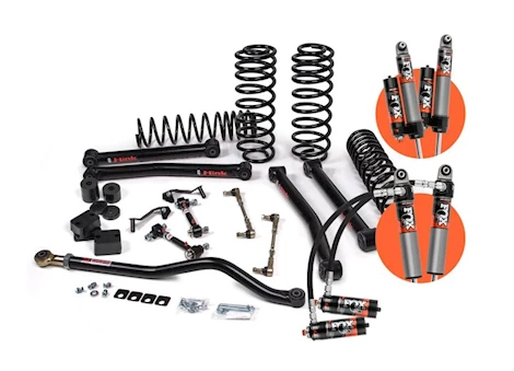 JKS Manufacturing 18-C JEEP WRANGLER JL J-KONNECT 2.5IN 4DR W/FOX 2.5 PERFORMANCE ELITE SERIES SHOCKS,