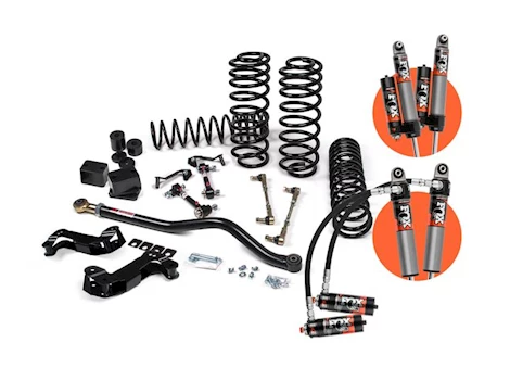 JKS Manufacturing 18-C JEEP WRANGLER JL J-KONTROL 3IN 2DR W/FOX 2.5 PERFORMANCE ELITE SERIES SHOCKS, S