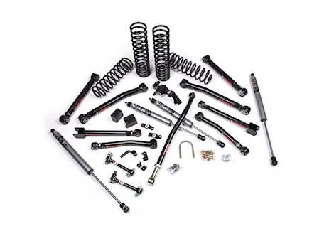 JKS Manufacturing 07-18 JEEP WRANGLER JK J-KRAWL 4DR 2.5IN SYSTEM W/ FOX 2.0 PERFORMANCE SERIES SHOCKS