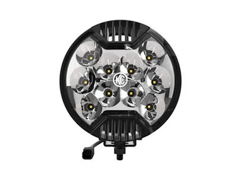 KC Hilites UNIVERSAL FIT SLIMLITE LED; 6" SPOT BEAM BLACK (EA)