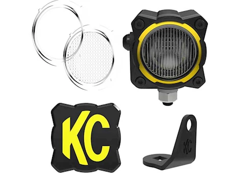 KC Hilites SINGLE LIGHT MASTER KIT BLACK