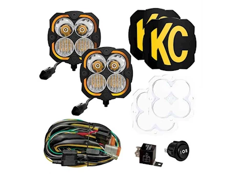 KC Hilites FLEX ERA 4 2 LIGHT MASTER KIT