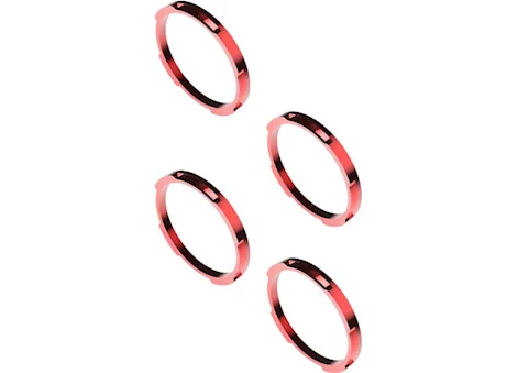 KC Hilites FLEX ERA LED LIGHT BAR BEZEL KIT FOR 10IN SEGMENTS RED