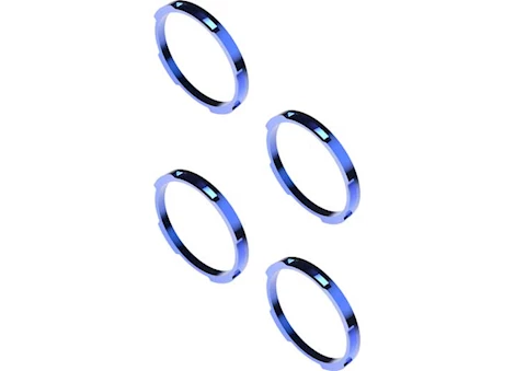 KC Hilites FLEX ERA LED LIGHT BAR BEZEL KIT FOR 10IN SEGMENTS BLUE