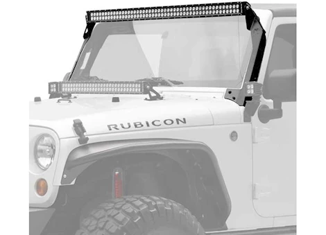 KC Hilites 07-14 WRANGLER JK OVERHEAD MOUNT C50 LED BAR & BRKT KIT