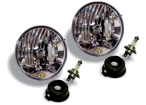 KC HiLites 7" H4 Dot Halogen Headlight Pair