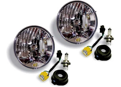 KC Hilites HEADLIGHT KIT W/JUMPERS FOR JK DRIVER/PASSENGER