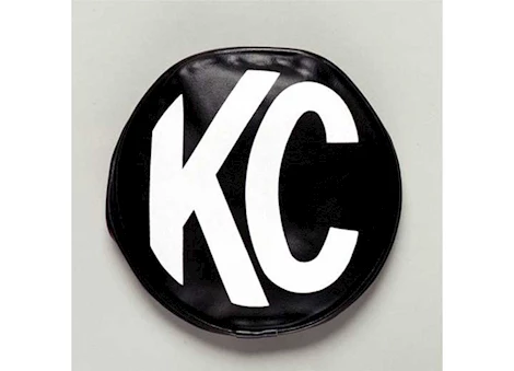 KC Hilites 6 INCH ROUND VINYL COVER PAIR BLACK