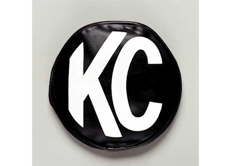 KC Hilites 5IN RND BLACK COVERS