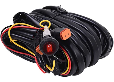 KC Hilites WIRING HARNESS 2-PIN W/ SWITCH 110W MAX