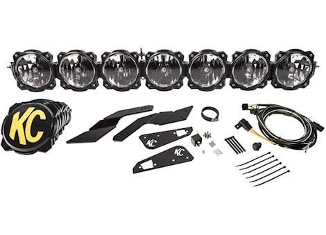 KC Hilites 17-C CAN-AM X3; PRO6 GRAVITY LED 7-LIGHT OVERHEAD SYSTEM; 140W COMBO BEAM