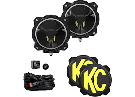 KC Hilites GRAVITY TITAN 6IN LED SPOT BEAM-PAIR-BLK