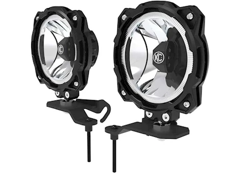 KC Hilites 20-C WRANGLER 392/MOJAVE LED 5IN COMBO 2 LIGHT SYSTEM BLACK