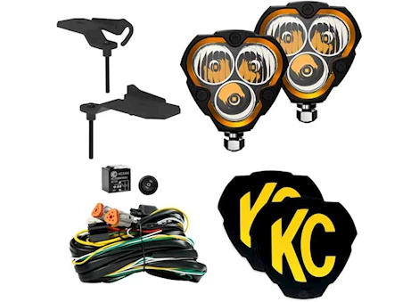 KC Hilites 20-C WRANGLER 392/MOJAVE LED 3.5IN COMBO 2 LIGHT DITCH SYSTEM