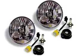 KC Hilites Headlight kit w/jumpers for jk driver/passenger