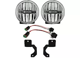 KC Hilites 2018-2020 jeep wrangler jl, gladiator g4 led clear fog sys (sb)