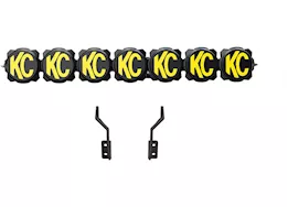 KC Hilites 17-24 ford superduty trucks gravity pro6- front bumper- 7 light bar kit