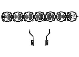 KC Hilites 17-24 ford superduty trucks gravity pro6- front bumper- 7 light bar kit