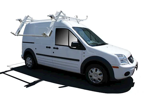 Holman/Kargomaster DROP-DOWN CLAMP & LOCK LADDER RACK (CURB SIDE ONLY) VAN ROOF RACKS WHITE