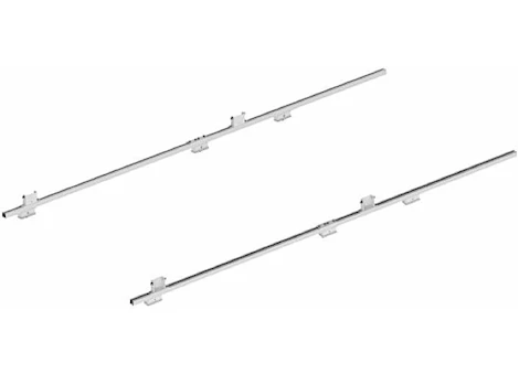 Holman/Kargomaster MOUNT KIT - ALUMINUM FULL LENGTH RAIL - SPRINTER, PROMASTER, TRANSIT, NV