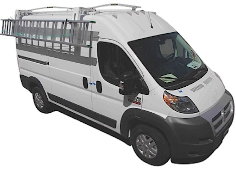 Holman/Kargomaster (KIT) 15-C TRANSIT/14-15 PROMASTER/SPRINTER/NISSAN NV DROP DOWN LADDER RACK (CURB SIDE) HIGH ROOF