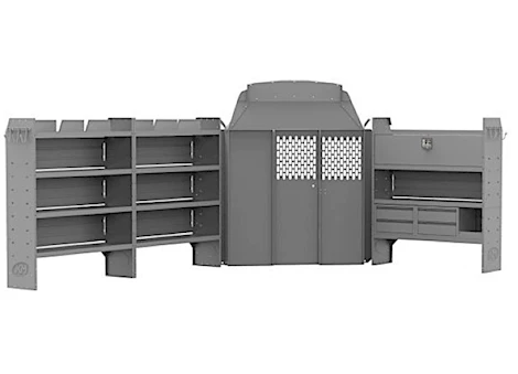 Holman/Kargomaster TELECOM 60 - H SHELVES - TRANSIT 148 - WB HIGH ROOF