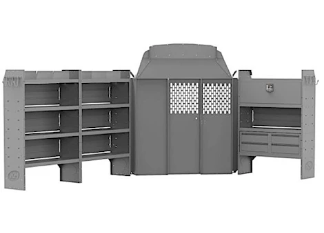 Holman/Kargomaster TELECOM 60 - H SHELVES - TRANSIT 130 - WB HIGH ROOF