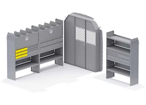 Holman/Kargomaster QUICK PACKAGE MAX - TRANSIT 130 IN WB MID ROOF