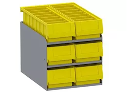 Holman/Kargomaster 6 stacked small parts bins