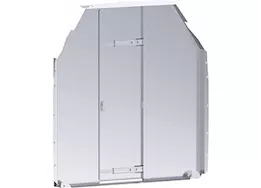 Holman Partition - aluminum sliding door - transit high roof (no wing kit required)