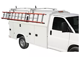 Holman/Kargomaster Drop down rack for covered service bodies