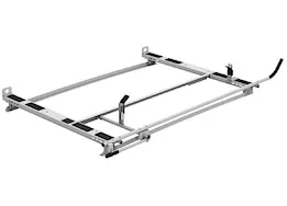 Holman/Kargomaster Clamp & lock hd aluminum ladder rack kit - single - metris