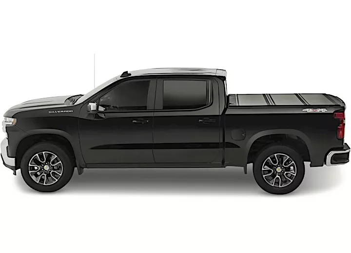 Leer 19-c silverado/sierra 5ft 8in hf350m hard folding tonneau