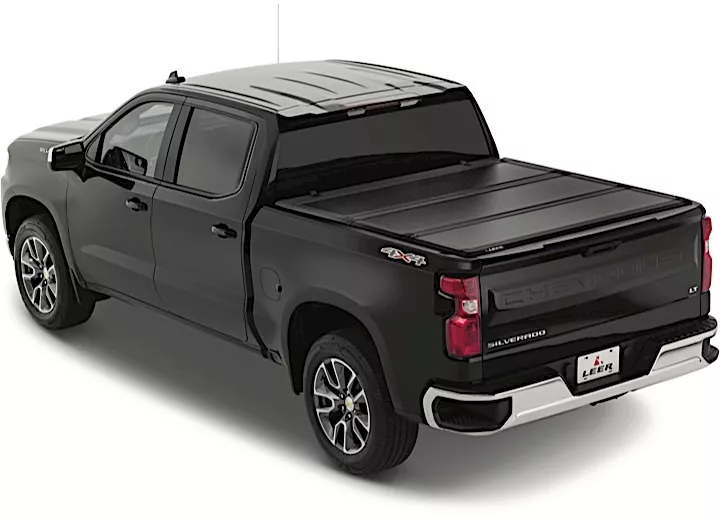 Leer 19-c silverado/sierra 6ft 6in hf350m hard folding tonneau