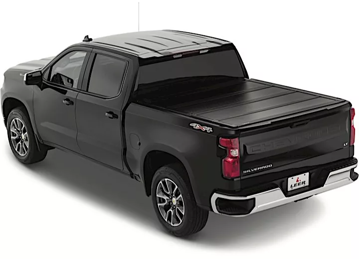 Leer 14-18 silverado/sierra silverado/sierra 5ft 8in hf650m hard folding tonneau