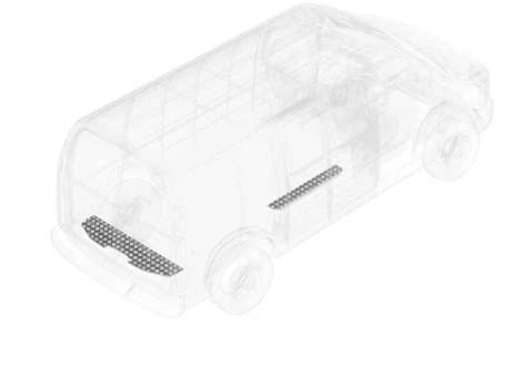 Legend Fleet Solutions GM REG AND EXT ALUM THRESHOLD SILL PLATES SIDE AND REAR-SELL W/FLOOR/MAT