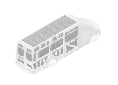 Legend Fleet Solutions MERCEDES SPRINTER 170 EXT TEMP SHIELD THERMAL INSULATION FULL KIT - GREY HIGH RO