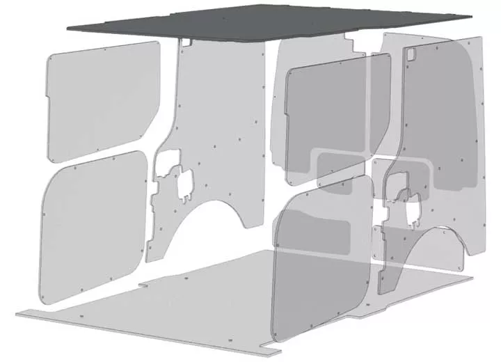 Legend Fleet Solutions Connect lwb ceiling - grey ford ceiling kit