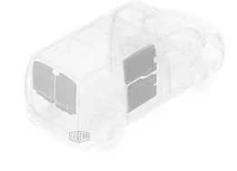 Legend Fleet Solutions Transit high roof door liner - light grey