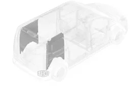 Legend Fleet Solutions Transit connect lwb econolite wall liner - light grey