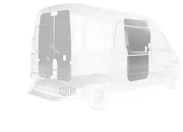 Legend Fleet Solutions Sprinter high roof door liner - light grey