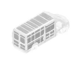 Legend Fleet Solutions Ram promaster 159 ext temp shield thermal insulation full kit - grey high roof