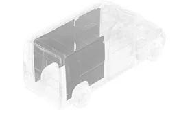 Legend Fleet Solutions Prom 159 high roof wall - light grey